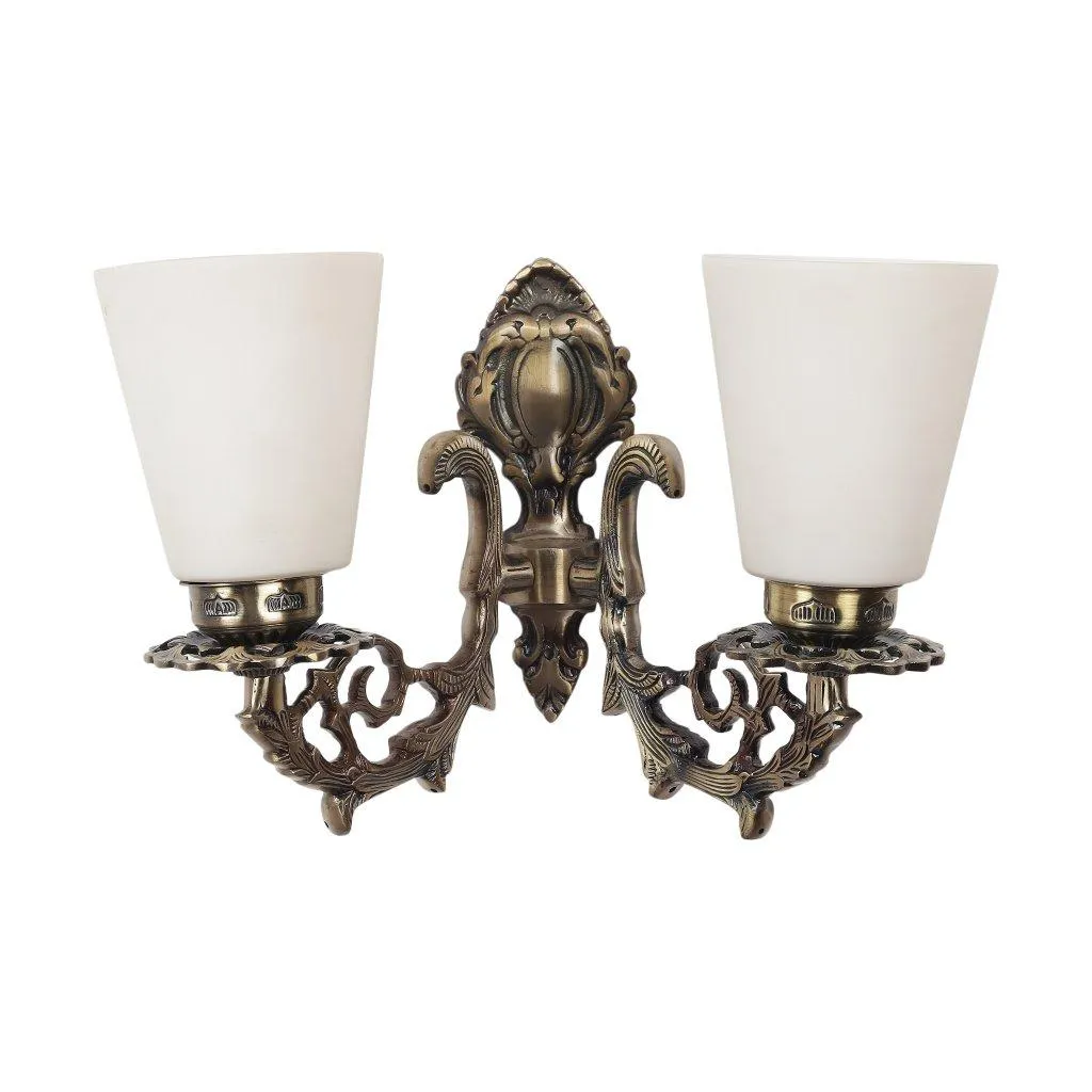 ANTIQUE BRASS Metal Wall Light No-145-2W