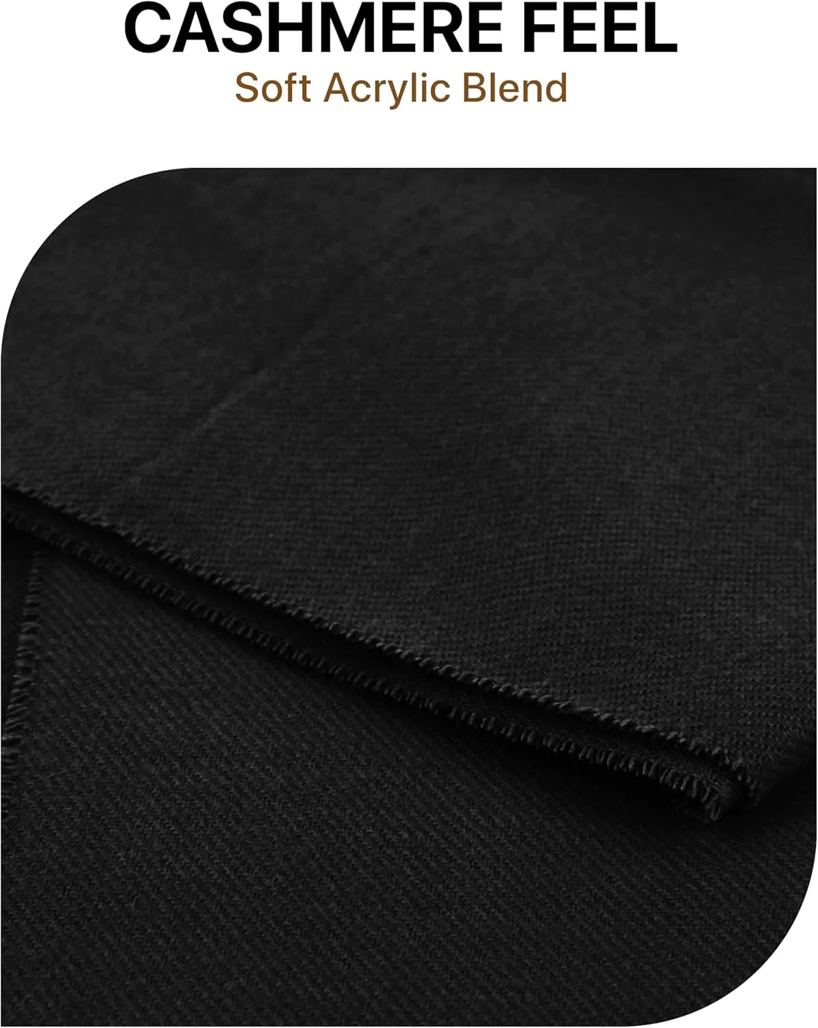 boxed-gifts Cold Weather Winter Scarves for Men & Women - Cashmere Like Acrylic Long Soft Scarves