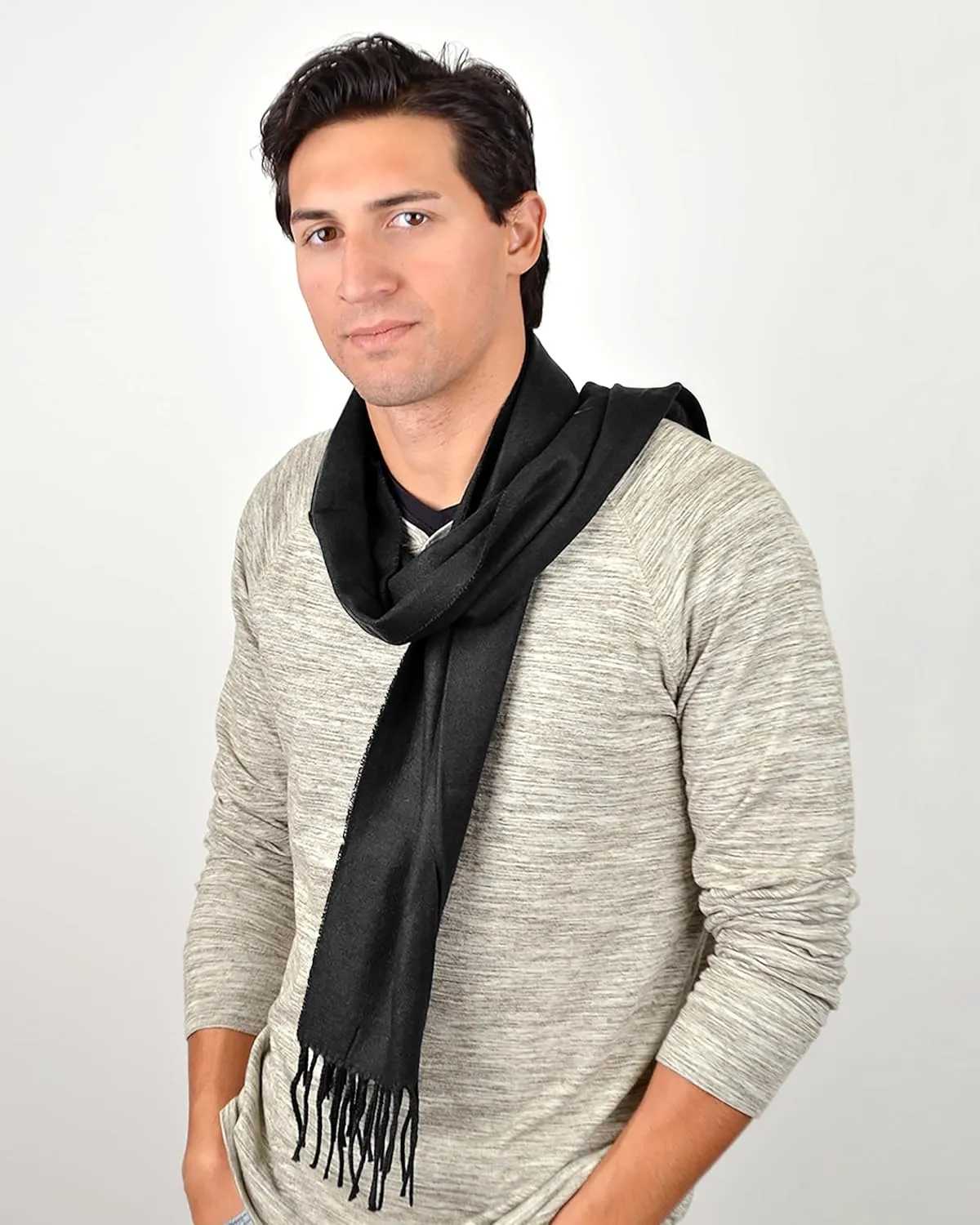 boxed-gifts Cold Weather Winter Scarves for Men & Women - Cashmere Like Acrylic Long Soft Scarves