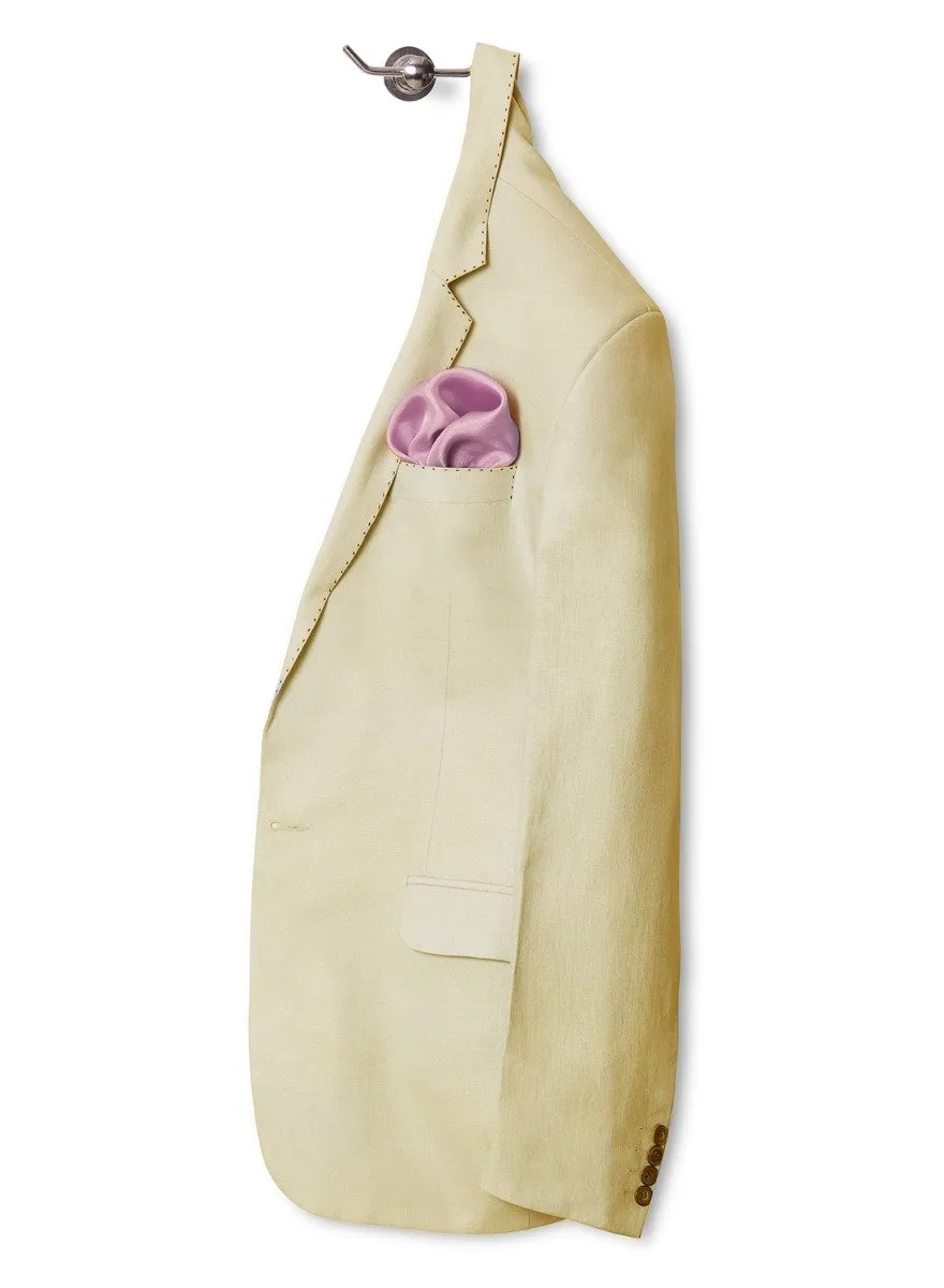 Chokore Violet Pure Silk Pocket Square, from the Solids Line
