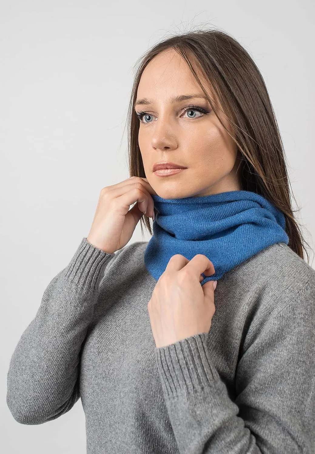 Dalle Piane Cashmere - Infinity scarf in 100% regenerated cashmere - Woman/Man, One size