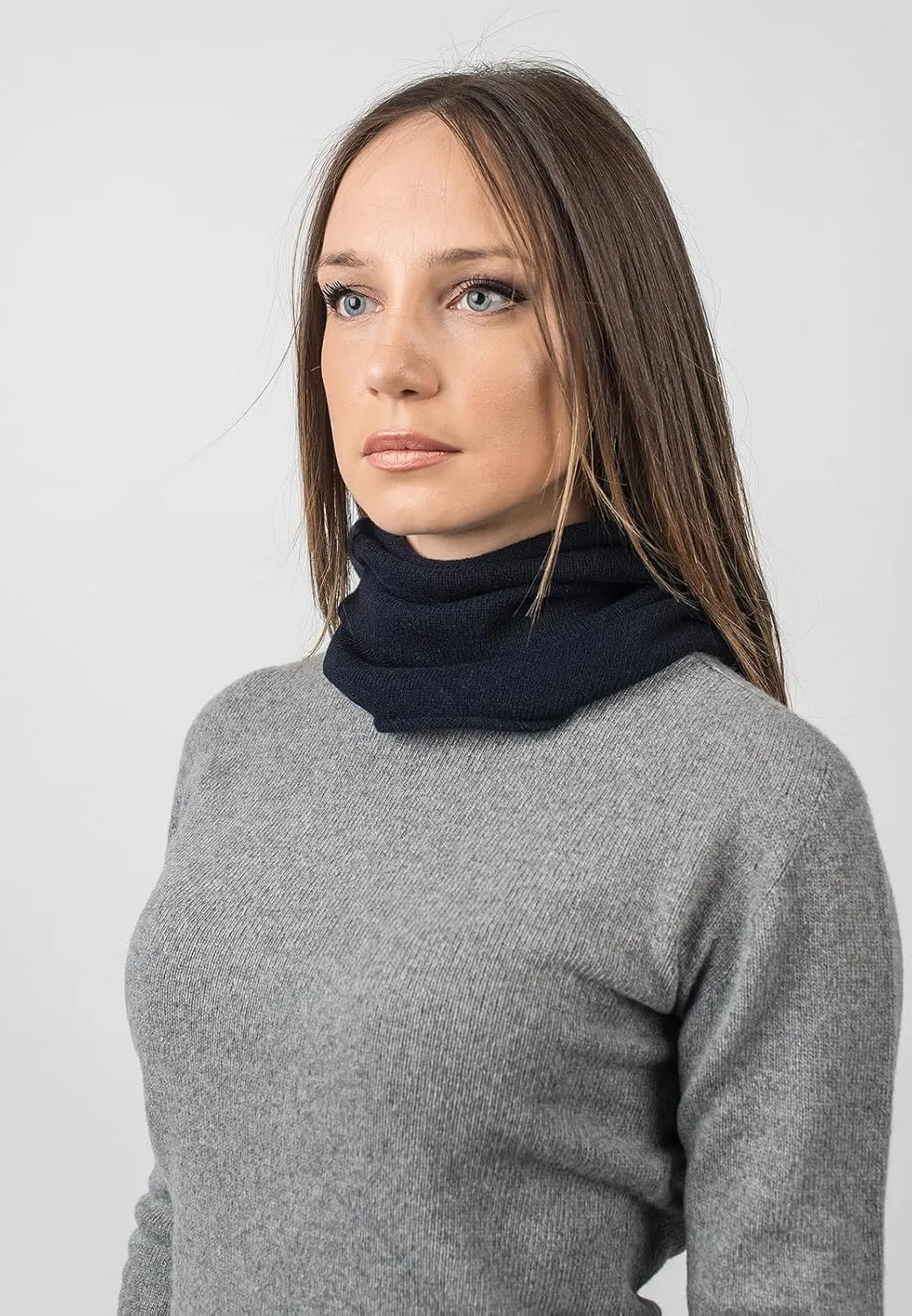 Dalle Piane Cashmere - Infinity scarf in 100% regenerated cashmere - Woman/Man, One size