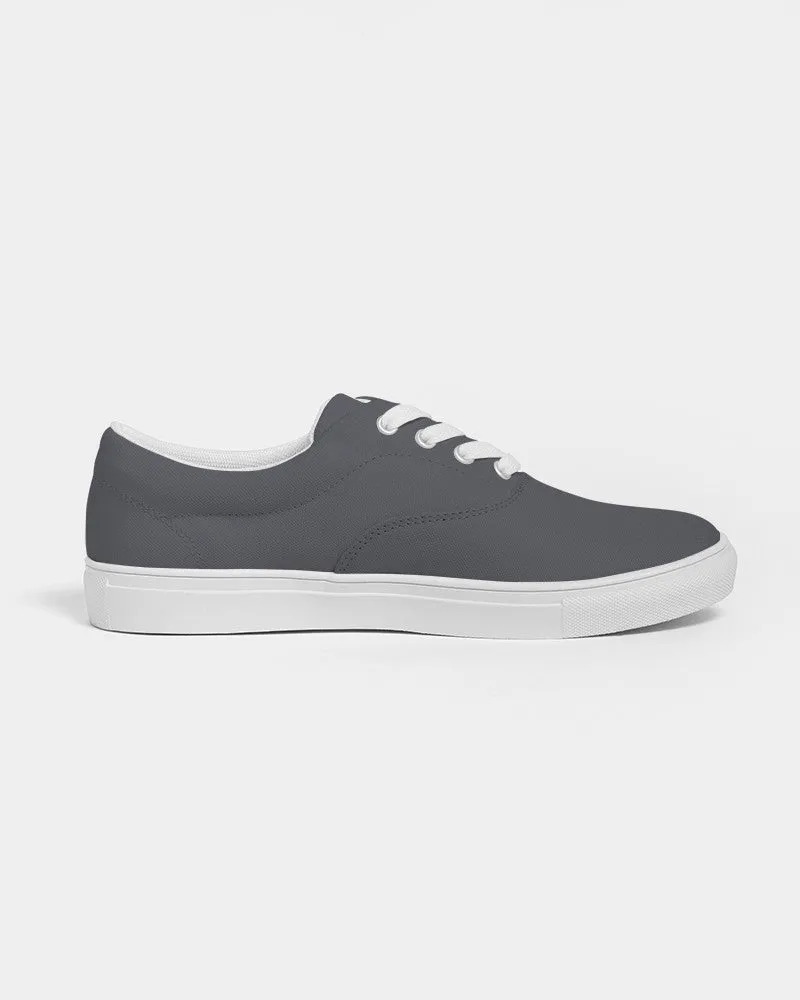 Dark Blue Gray Women's Canvas Sneakers | Women's | Dark Pale Blue Gray | C10M10Y0K80
