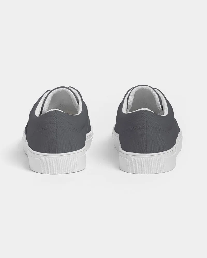 Dark Blue Gray Women's Canvas Sneakers | Women's | Dark Pale Blue Gray | C10M10Y0K80
