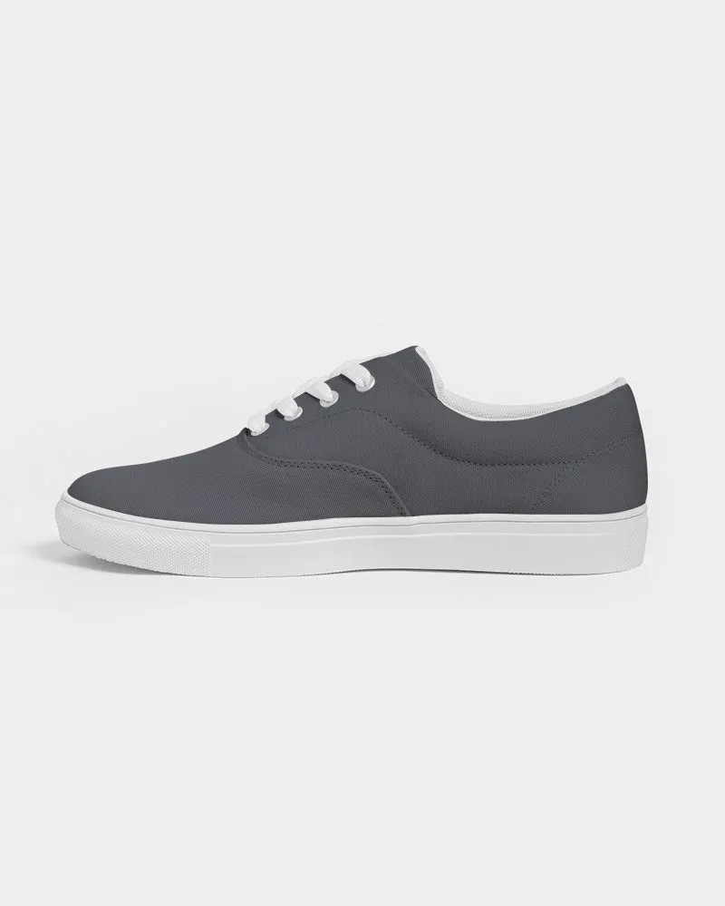Dark Blue Gray Women's Canvas Sneakers | Women's | Dark Pale Blue Gray | C10M10Y0K80