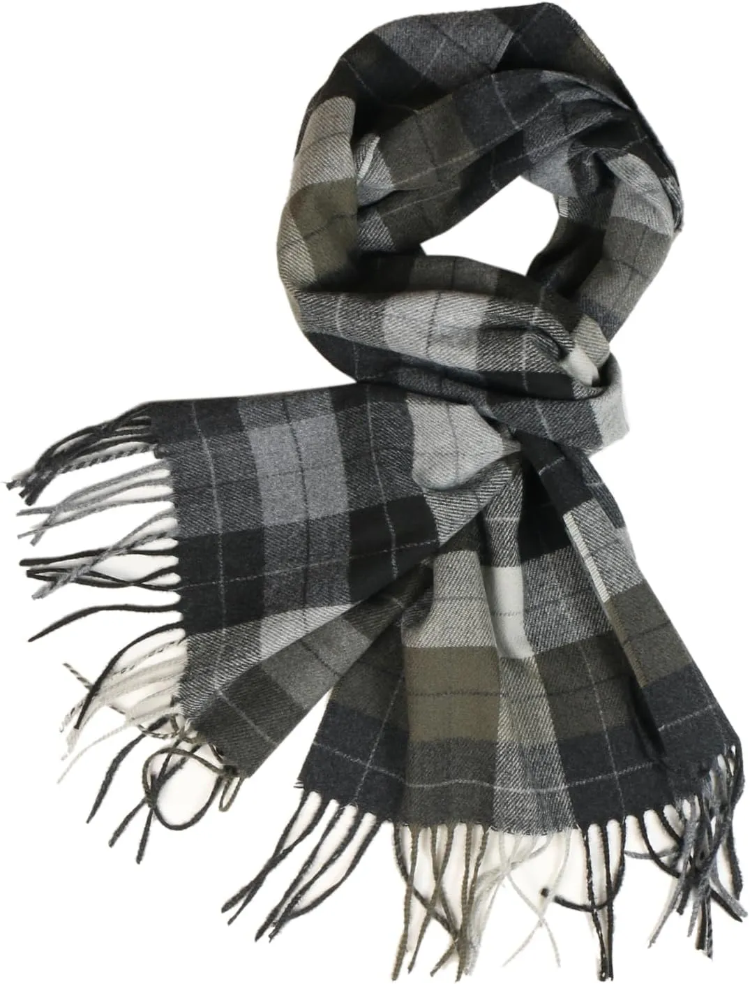 Herringbone Houndstooth Checked Pattern Cashmere Feel Classic Soft Luxurious Winter Scarf For Men Women