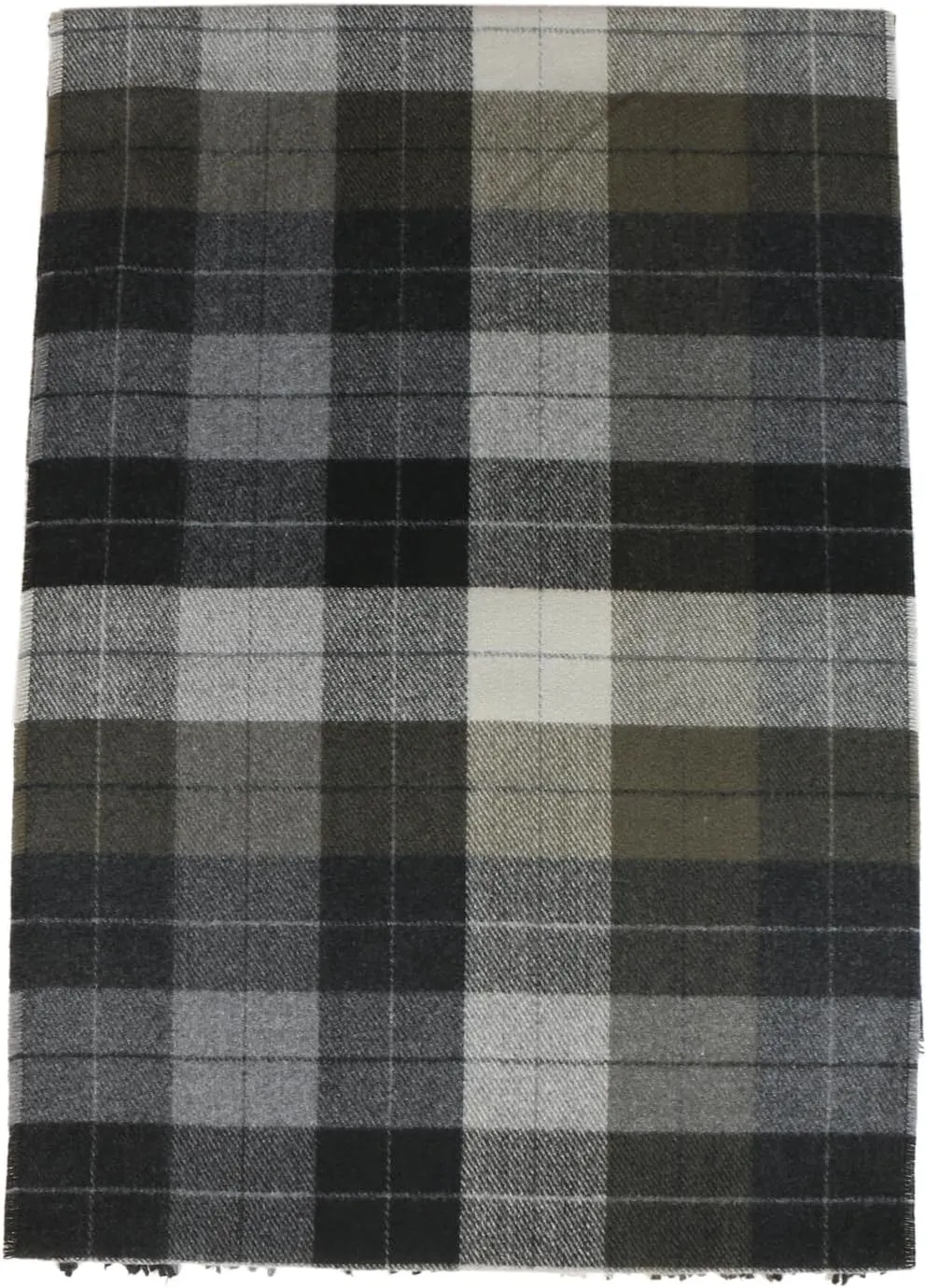 Herringbone Houndstooth Checked Pattern Cashmere Feel Classic Soft Luxurious Winter Scarf For Men Women