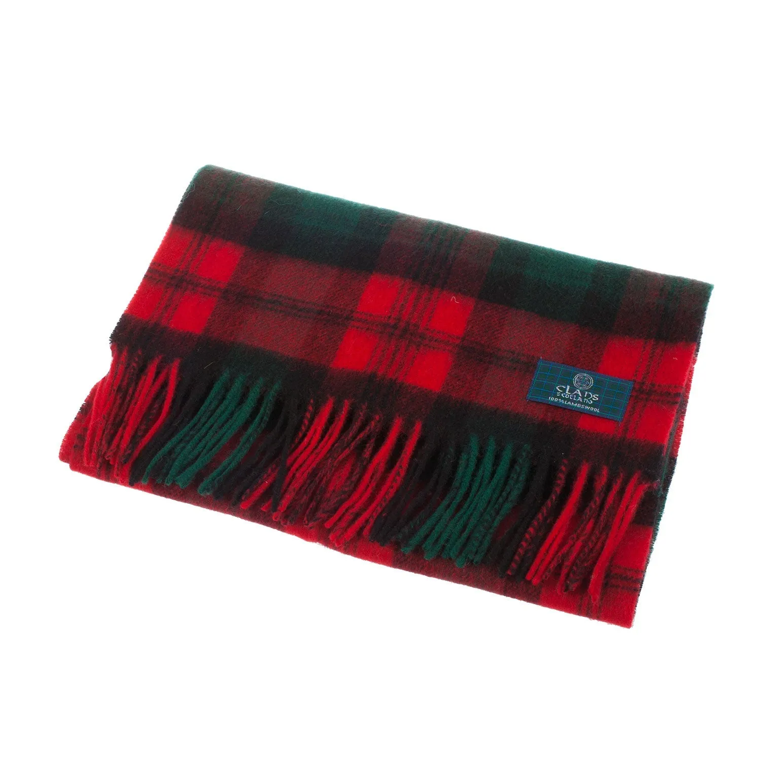 Lambswool Scottish Tartan Clan Scarf  Kerr