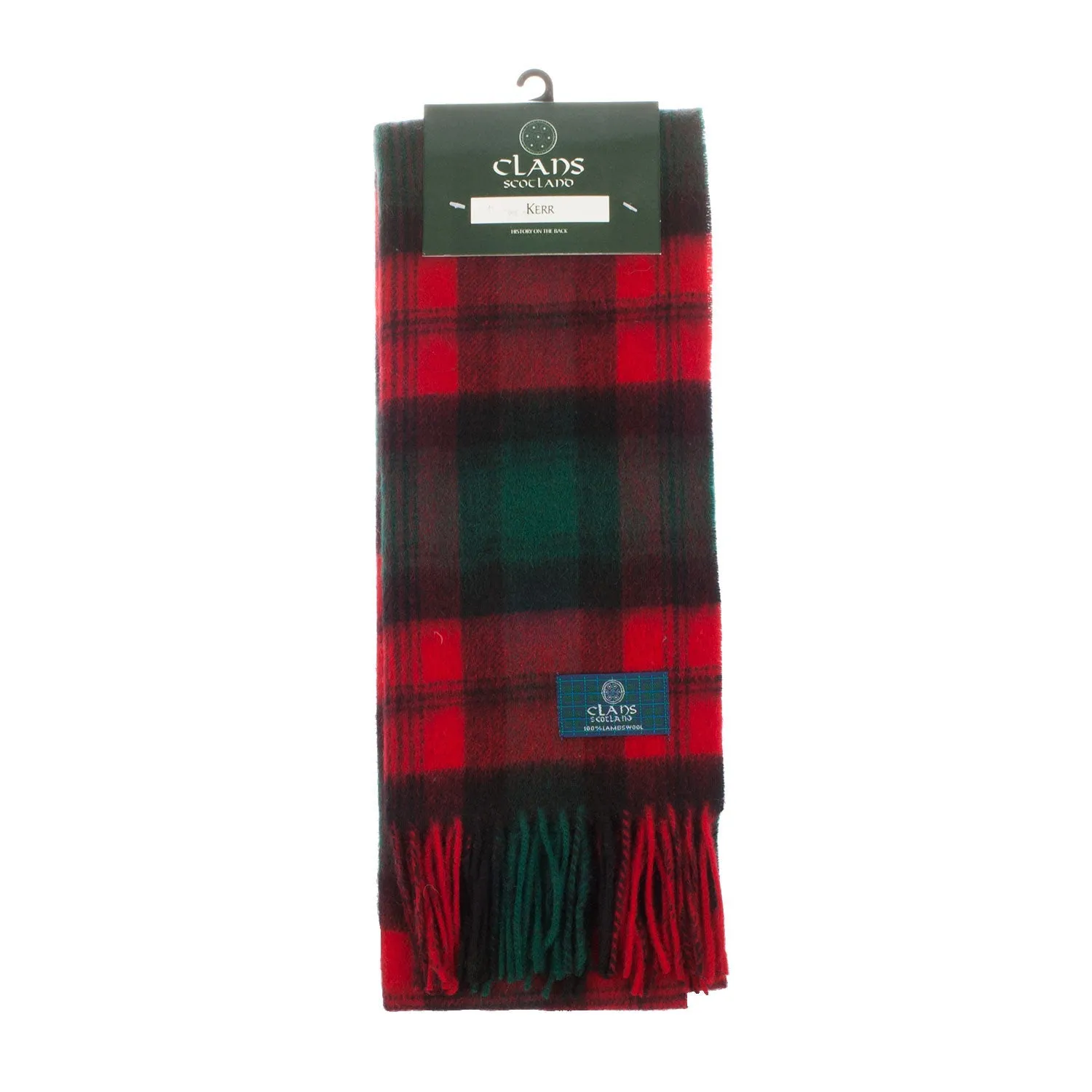 Lambswool Scottish Tartan Clan Scarf  Kerr