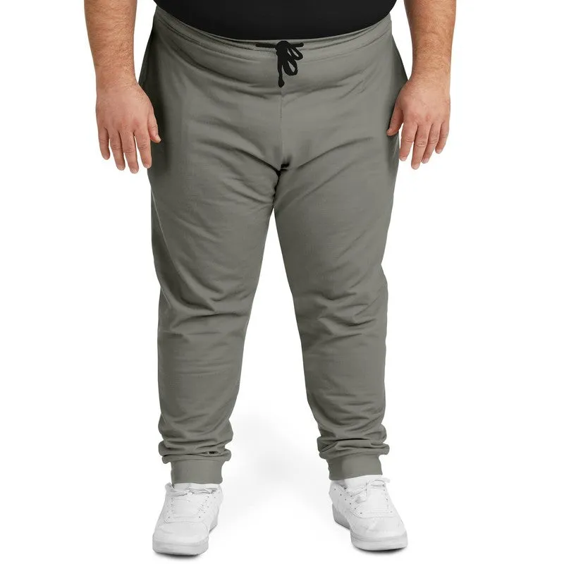 Medium Dark Yellow Gray Joggers | Unisex | with PLUS sizes | Medium Dark Pale Yellow Gray | C0M0Y10K60