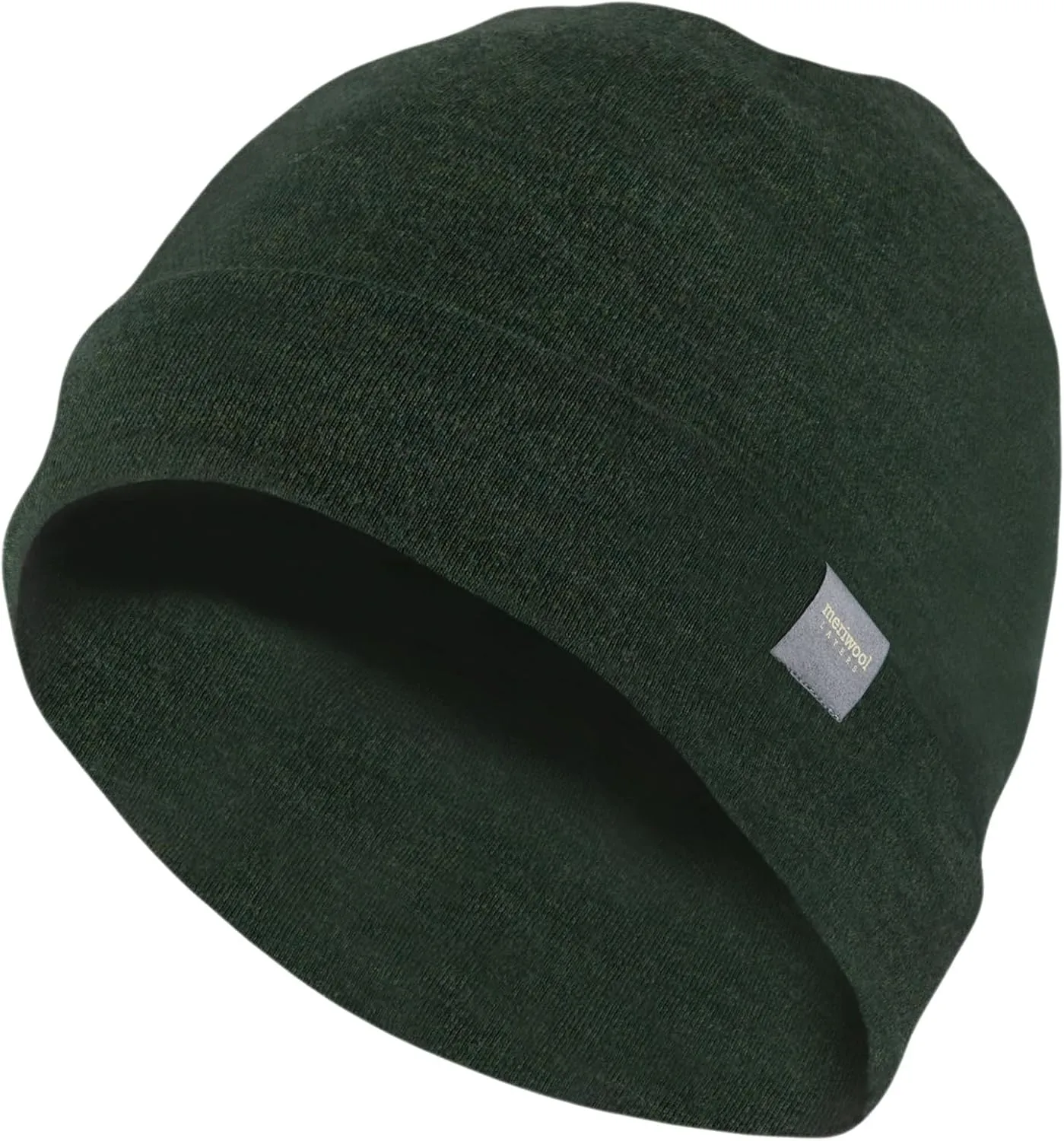 MERIWOOL Unisex Merino Wool Cuff Beanie Winter Hat for Men and Women