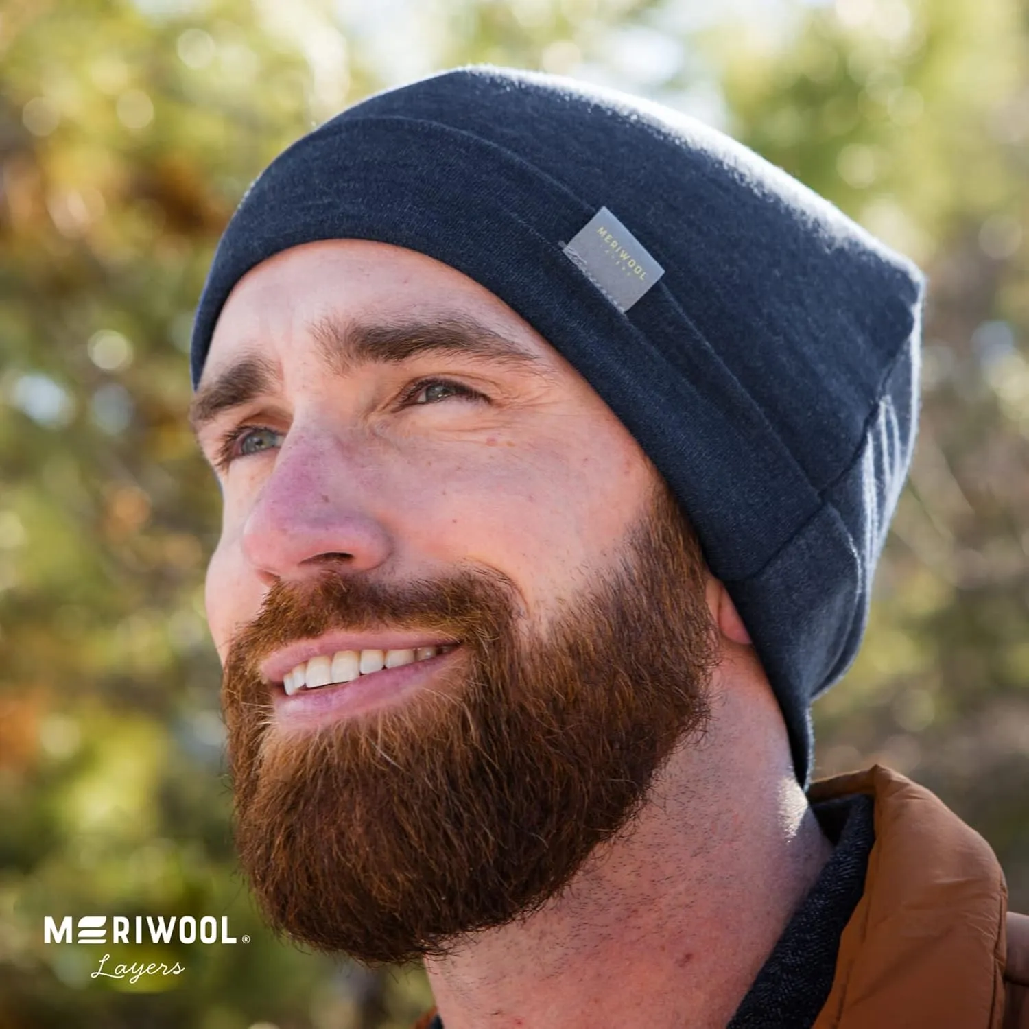MERIWOOL Unisex Merino Wool Cuff Beanie Winter Hat for Men and Women