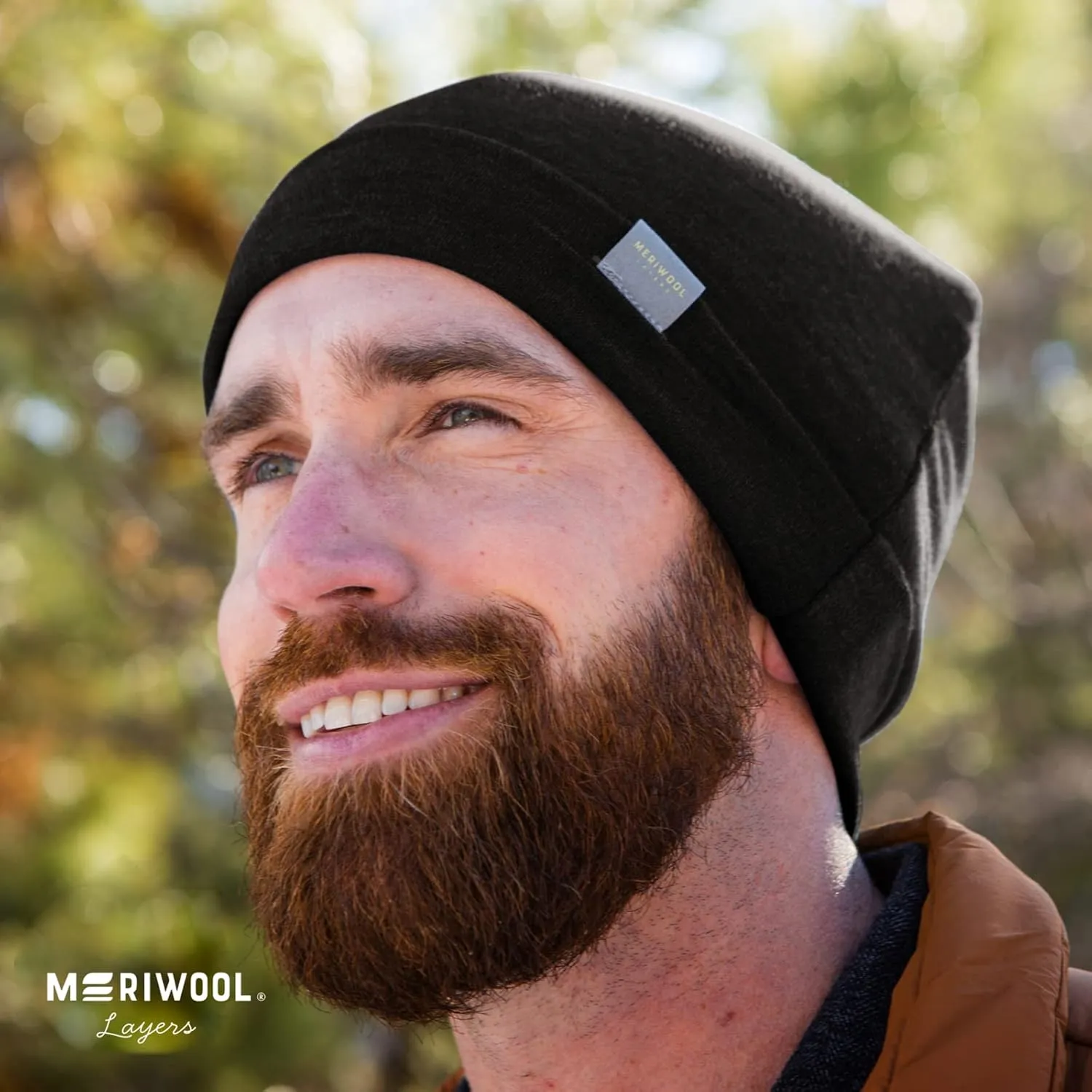 MERIWOOL Unisex Merino Wool Cuff Beanie Winter Hat for Men and Women