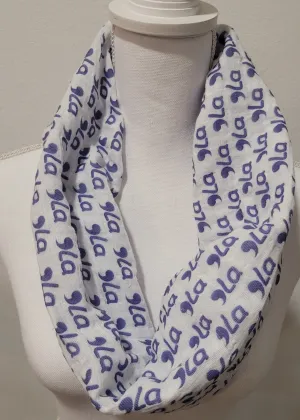 "Comma La" Kamala Single Loop Gauze Infinity Scarf
