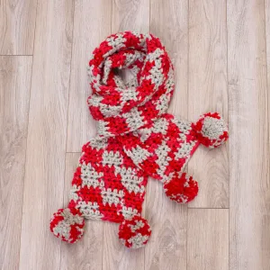 Red Heart Crochet Starting Lineup Scarf