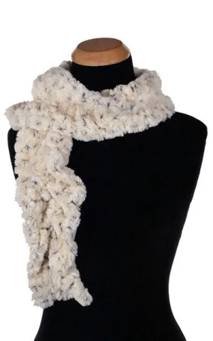 Scrunchy Scarf - Rosebud Faux Fur
