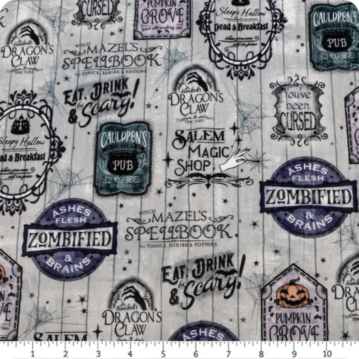 Spell on You Digital Cuddle® Multi-Colored Minky Polyester Yardage| Shannon Fabrics