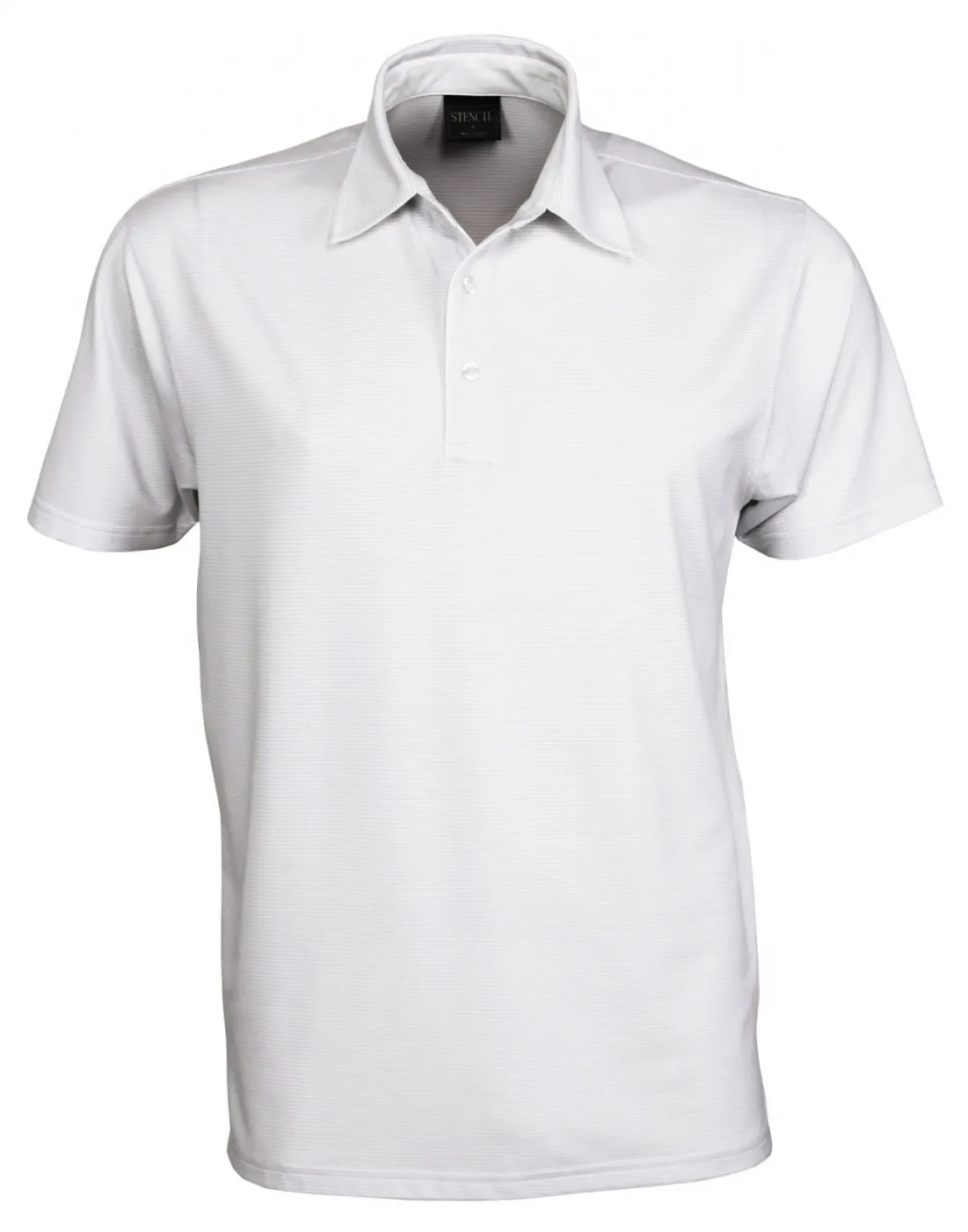 Stencil 1058 Mens Silvertech Short Sleeve Polo