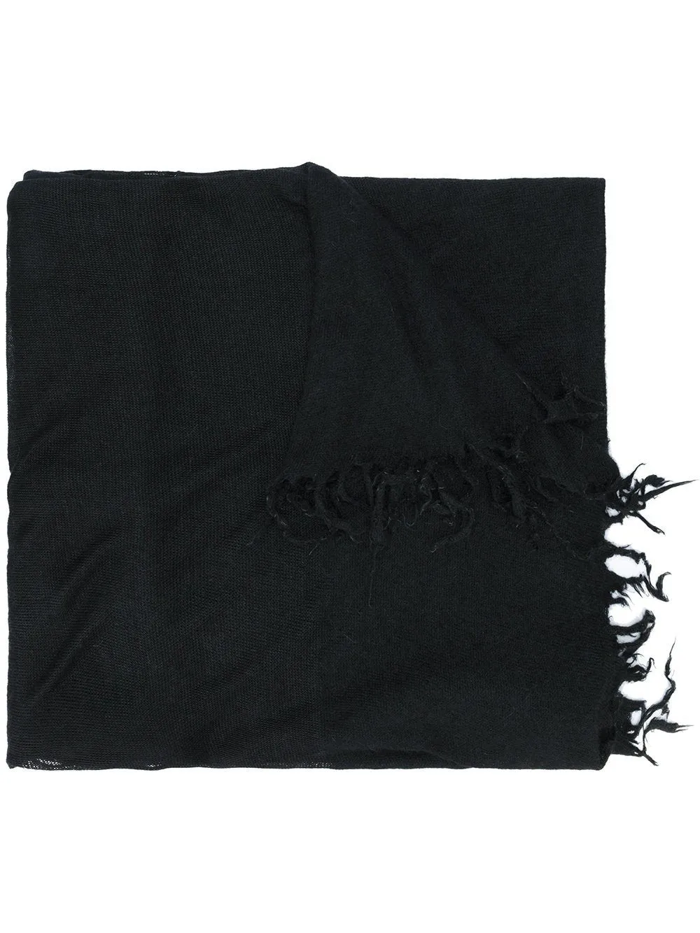 Striped Scarf Black