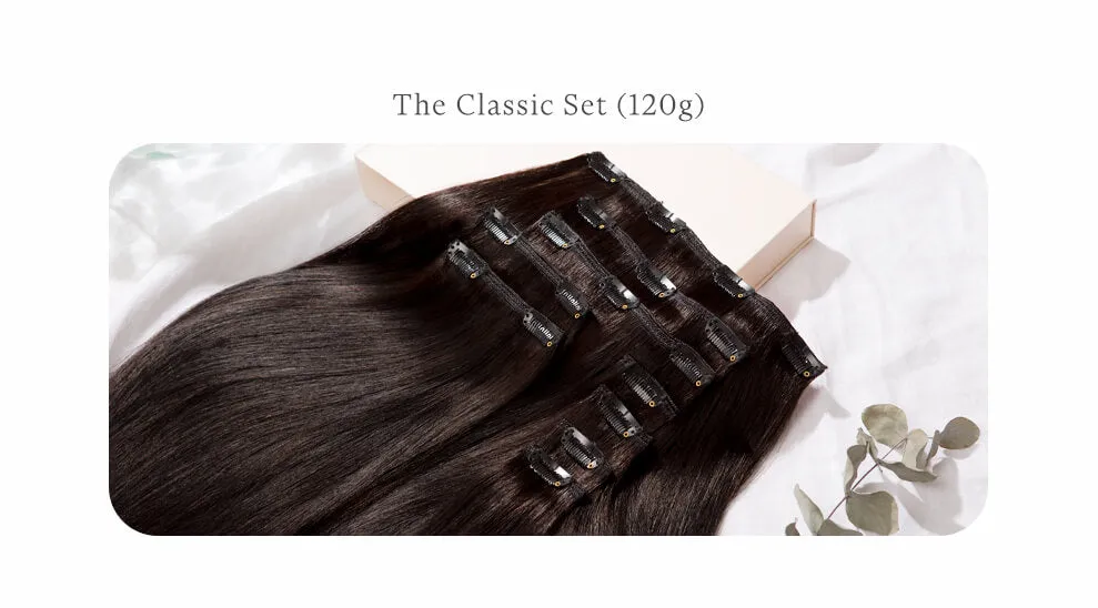 Warm Blonde Highlighted, 20" Classic Clip-In Hair Extensions, F60/27A | 120g